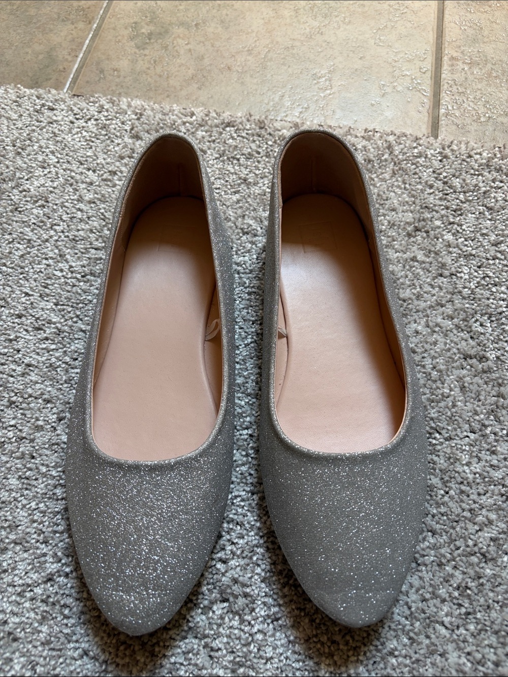 Davids bridal db studio sparkle flats
